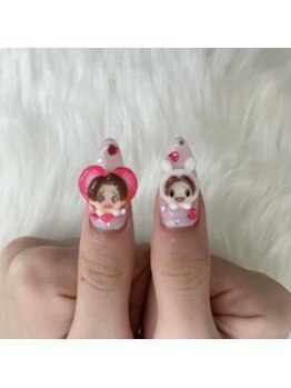 プリュム(Plume)/3D/推しネイル/キャラクター