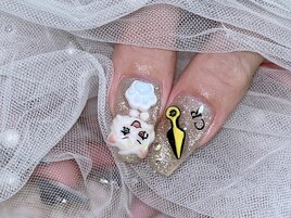 3Dパーツ 痛ネイル