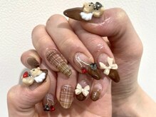 アニュバイアンジュ(anu_by.anju)/ワンホン/オフィスネイル/ジェル