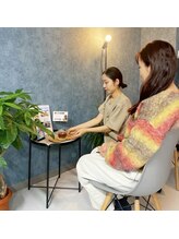 ほぐシェルジュ/施術後のお茶でホッと一息