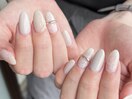 レース×リングネイル 8,500円