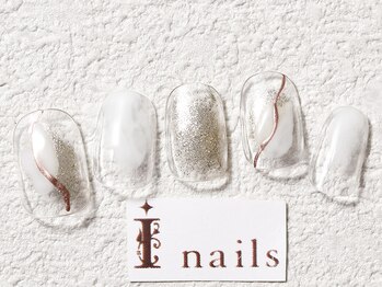 アイネイルズ 梅田店(I nails)/メタリッククリアニュアンス