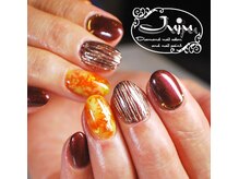 ジュジュ(Juju)/紅葉ネイル　　大人ネイル