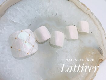 ラティレ 銀座(Lattirer)/キルティングホワイトネイル