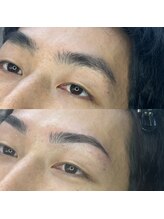 ブロウ(BROW)/【メンズ眉毛】before after