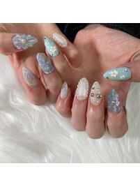 #春ネイル