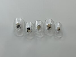 クリアストーンシルバー¥7000