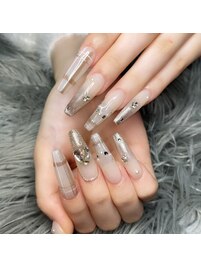 チェックネイル