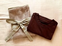 手ぶらでOK◎お着替え完備でゆったり施術が受けられます。