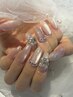 ★HAND★100分インスタで人気の持ち込みデザイン¥6980(デザイン、パーツ4本)
