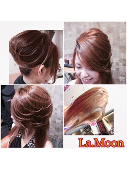 ラ ムーン アイラッシュアンドヘアメイク(La.Moon)/ヘアメイク スジとか