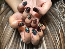 ピピランチェ(PIPIRANCHE)/秋の深みネイル