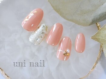 ユニネイル(uninail)/シンプルストーンネイル
