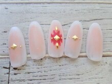 ブランロール 中目黒店(Blanl'or)/スモーキーネイティブ柄ネイル