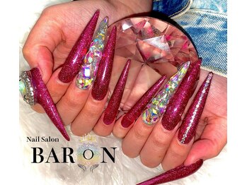 バロン 池袋店(BARON)/ラメワンカラー×埋めつくし