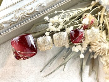 レアレアネイル(Lealeanail)/【パラジェル】FOOTシンプル