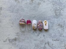 シンプリー ネイルアンドアイラッシュ 祖師谷大蔵店(Simpliee Nail&Eyelash)/ツィードネイル