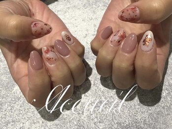 アクイユ 銀座店(ACCUEIL)/紅葉ネイル