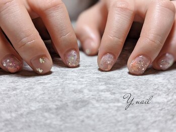 ワイネイル(Y.nail)/紅葉と川のせせらぎデザイン
