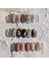 エムズネイル 本店/8月 Cサンプル　￥9600