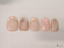 アイネイルズ 横浜WEST店(I-nails)/桜ミラーマグ春ネイル¥10480