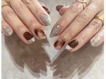 ネイルアンドブライダルエステ ベルム(Belm)/大理石風ネイルデザイン