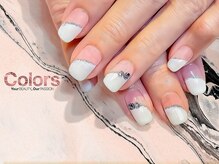 カラーズ広尾 ネイルラウンジ(Colors Hiroo Nail Lounge)/大人上品 フレンチネイル