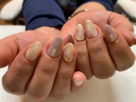 大理石ネイル