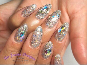 アン ジョーヌドラゴ/キラキラ☆オーロラネイル