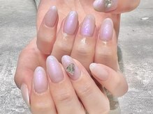 アイラッシュアンドネイル専門店 クラル(CURAR)/オーロラネイル