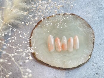 ネイルサロン イントゥ(into_)/桃ネイル