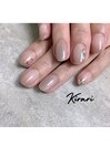 マグネット×シェルネイル