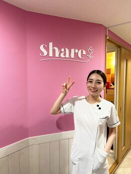 シェア(share)/ホットペッパー撮影がありました