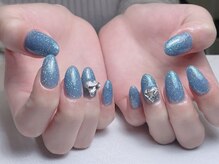 メオネイル(MEO NAIL)/ワンカラー+パーツ2個