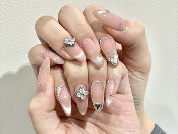 アニュバイアンジュ(anu_by.anju)/ワンホン/オフィスネイル/ジェル