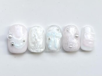 ジェミーネイル イケブクロ(Jemiy nail ikebukuro)/パステルニュアンス￥8000
