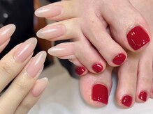 キャンディーベース トーキョー(Candybase Tokyo)の雰囲気（サンダル履く準備できてますか？どちらも今日仕上げましょう！）