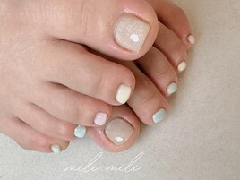 パステルカラーネイル