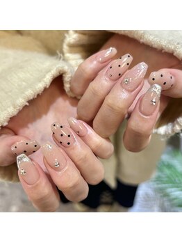 ジーナ 天神(Zina)/お嬢様ネイル♪ホログラムハート