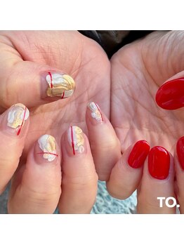 トゥーネイル バイ フォーク 仙川(To.nail byFOLK)/持ち込みデザイン
