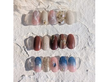 エムズネイル 本店/8月 Cサンプル ¥9600