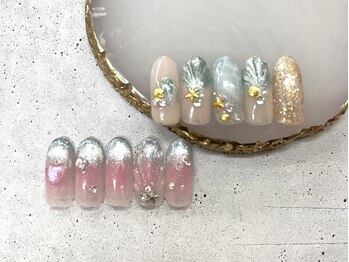 ジュエル(Jewel)の写真/日常使いもOKな華やかなデザイン多数♪スピーディーで丁寧な施術を心がけております。忙しい主婦の方にも◎