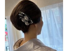 美容室併設なのでヘアメイクもできますよ