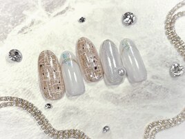 ツイードネイル