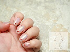 ハートミラーネイル