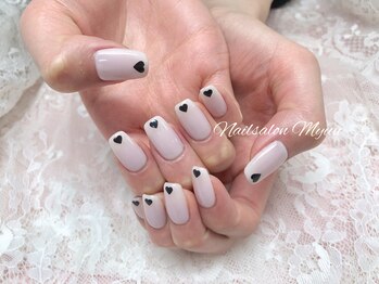 ネイルサロン ミュウ 池袋店(nailsalon Myuu)/シンプルハートネイル