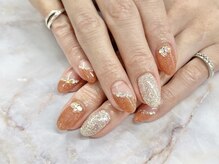 ディーネイル 京橋(D-nail)/立和名/上品オレンジラメ☆