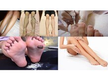 ビサンテ サロン/角質ケア&足表膝+美白美容液導入