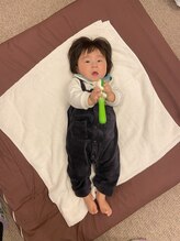 子育てママの整体サロン/施術中のお子様の様子