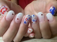 アミュリー ネイル アトリエ(Amury nail atelier)/ミャクミャク 持ち込み ハート